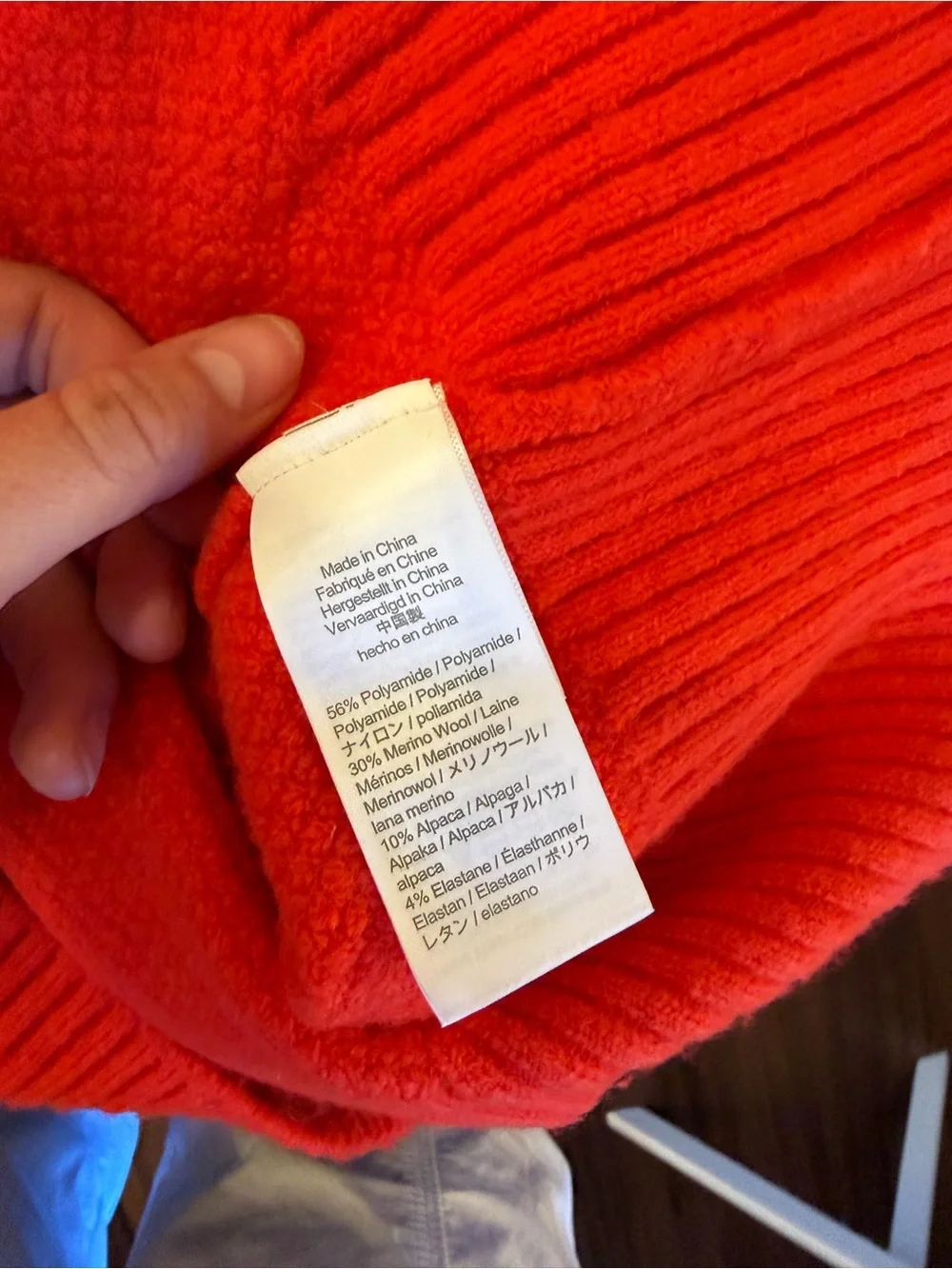 J. Crew Men's Bright Red Cable-Knit Half-Zip Sweater